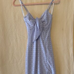 Windsor Light Blue Strapless Dress